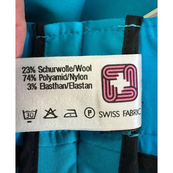 Vintage 80's Womens Snow Ski Pants stirrups Schoeller of switzerland size 8 NWT - Picture 13 of 14
